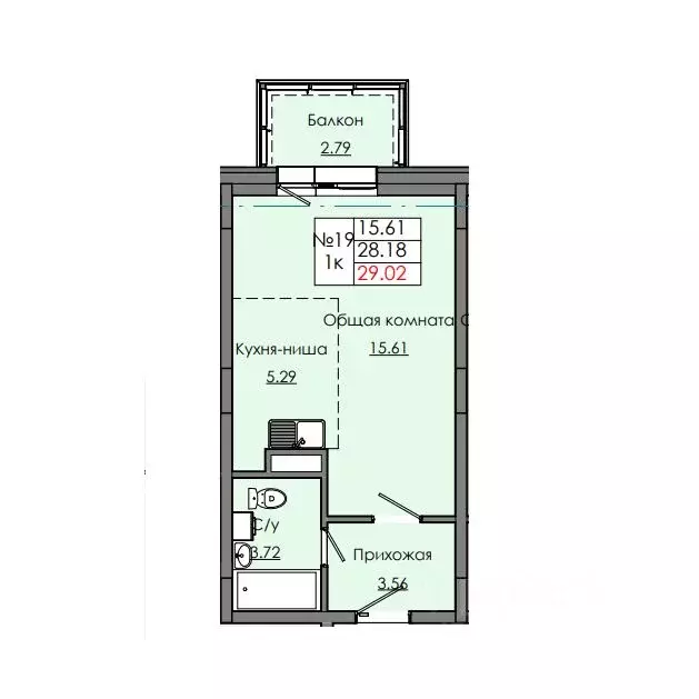 Студия Саха (Якутия), Якутск  (29.02 м) - Фото 0