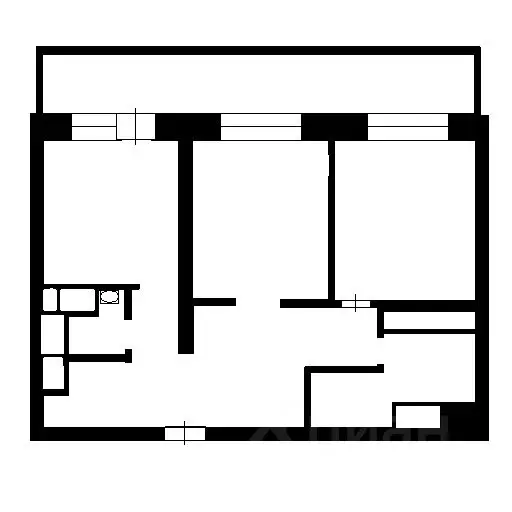 2-к кв. Москва 1-й Нагатинский проезд, 11к2 (83.0 м) - Фото 2