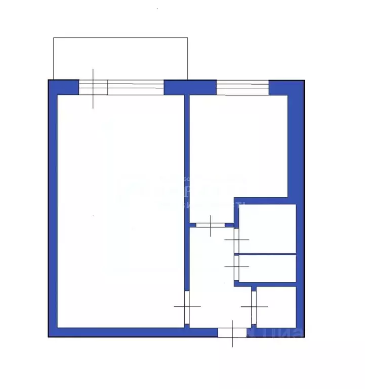 1-к кв. Кемеровская область, Кемерово ул. Халтурина, 31 (31.0 м) - Фото 2