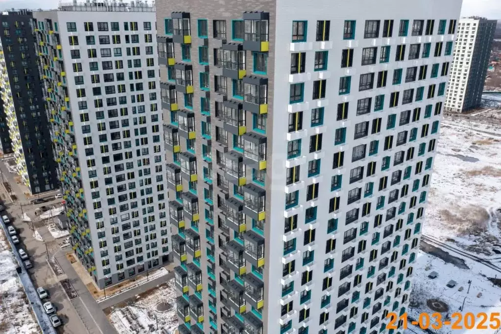 1-к кв. Тюменская область, Тюмень Полевая ул., 117к8 (36.7 м) - Фото 1