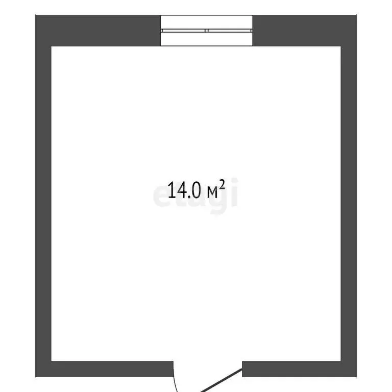 1к в -комнатной квартире (14 м) - Фото 1