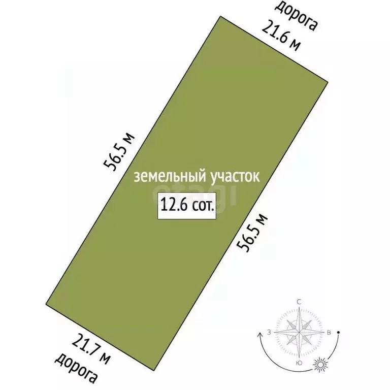 Участок в Забайкальский край, Читинский район, Титан ДНП  (12.6 сот.) - Фото 2