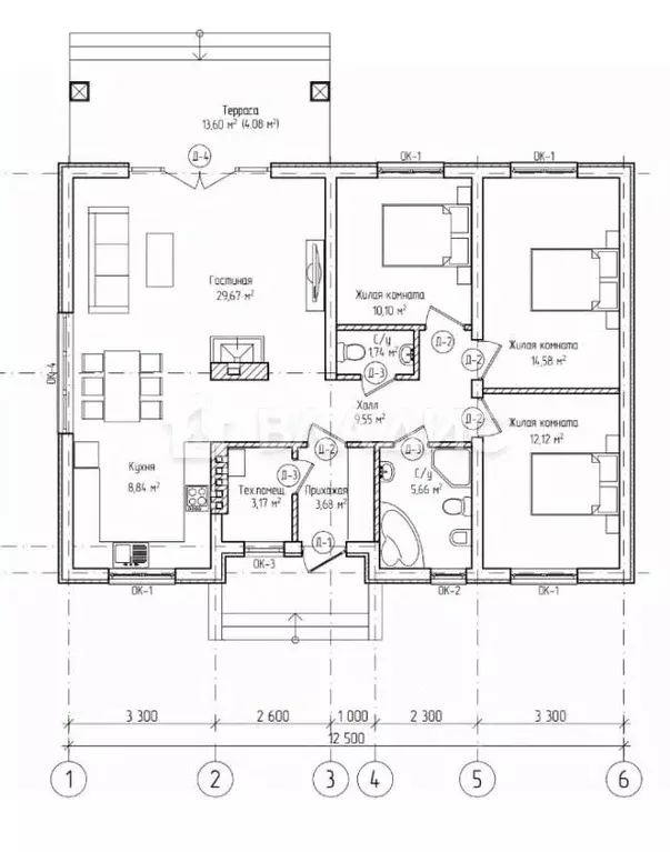 Дом в Калининградская область, Гурьевский муниципальный округ, пос. ... - Фото 2