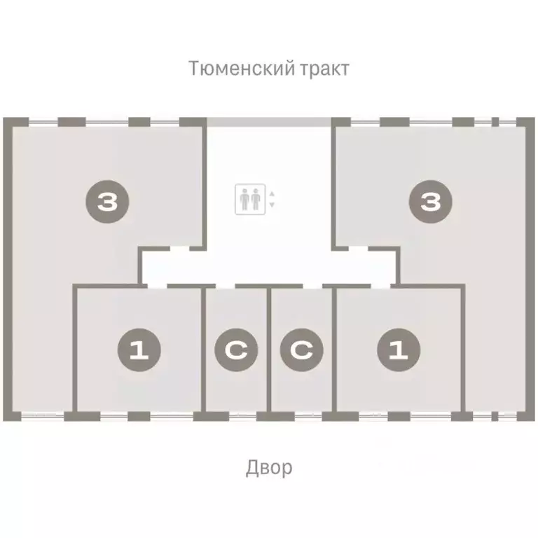Студия Ханты-Мансийский АО, Сургут 35-й мкр, Квартал Новин жилой ... - Фото 2