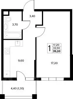 1-к кв. Краснодарский край, Анапа муниципальный округ, с. Сукко ... - Фото 1