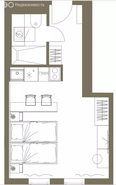 Помещение свободного назначения (25.7 м) - Фото 1