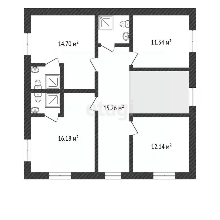 Дом в Амурская область, Благовещенск Дружба СНТ,  (230 м) - Фото 1