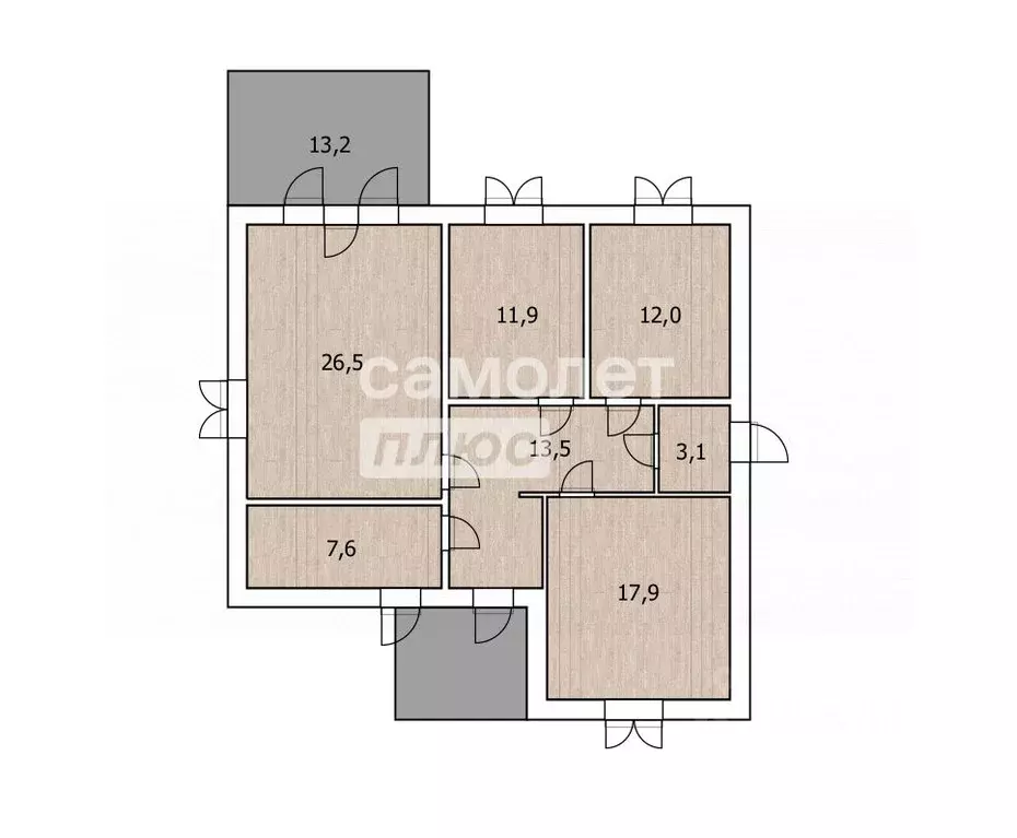 Дом в Тюменская область, Тюменский муниципальный округ, д. Елань  (108 ... - Фото 2