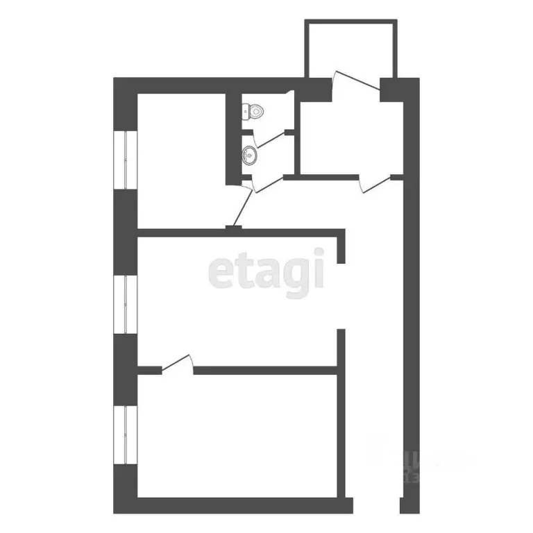 3-к кв. Бурятия, Улан-Удэ ул. Гастелло, 11 (85.8 м) - Фото 1