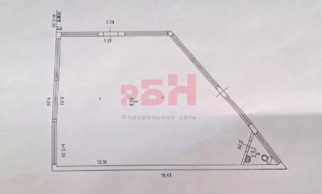 Торговая площадь в Омская область, Омск ул. Лукашевича, 21В (90 м) - Фото 2
