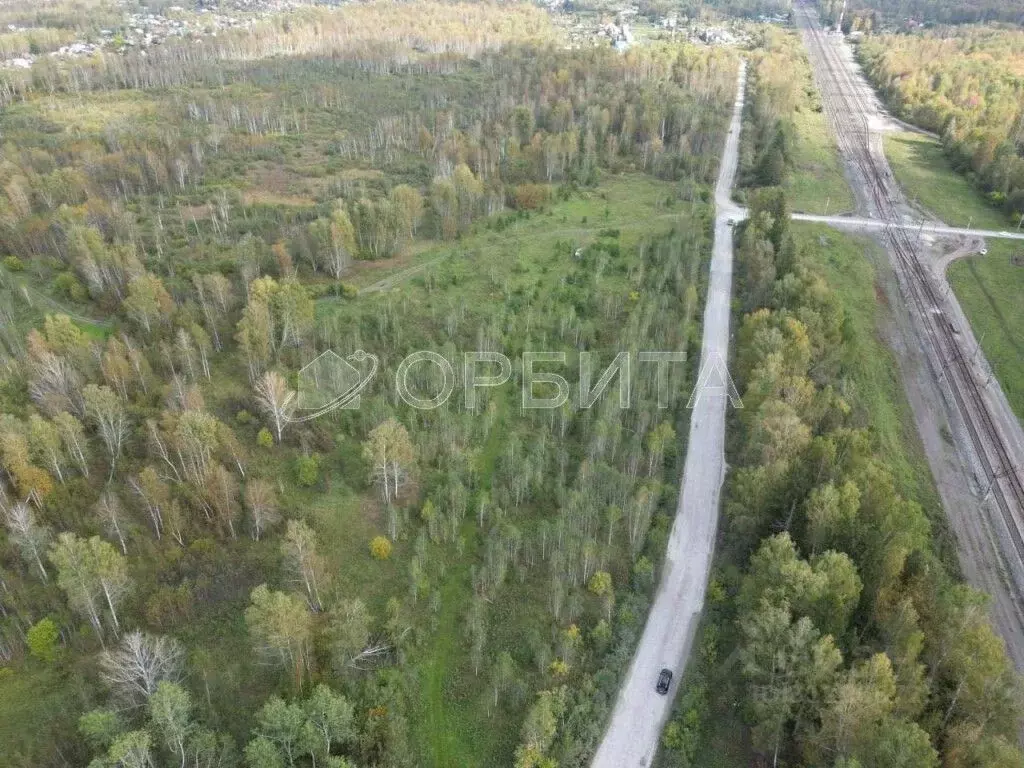 Участок в Тюменская область, Тюменский район, д. Ушакова, Молодежный ... - Фото 1