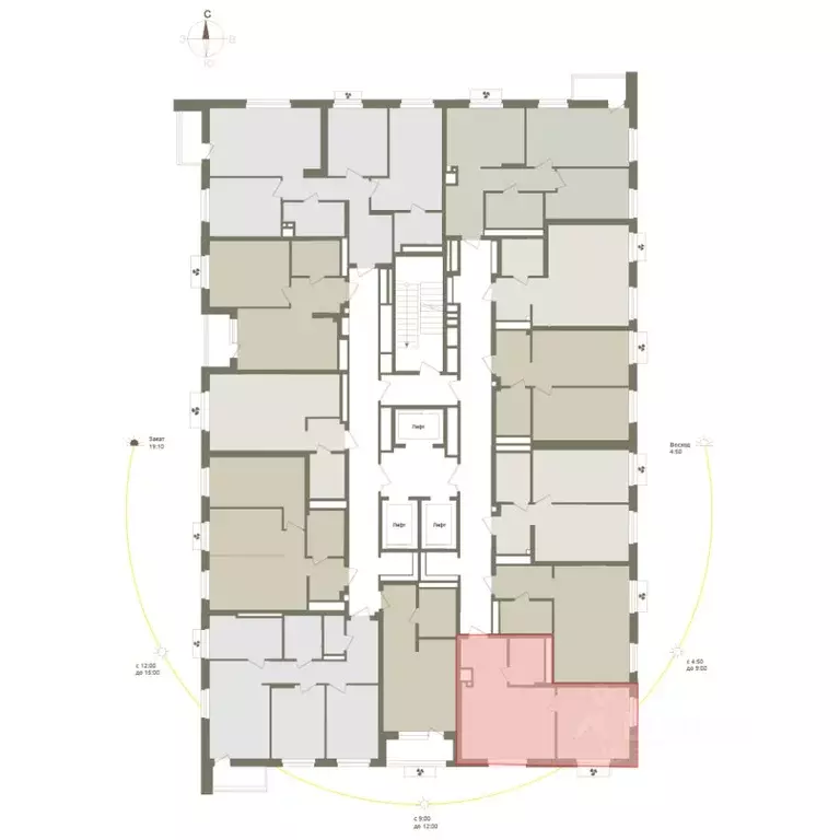 1-к кв. Башкортостан, Уфа Родина Парк жилой комплекс (42.3 м) - Фото 2