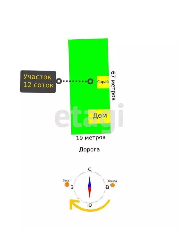 Дом в Судиславский район, Расловское сельское поселение, деревня ... - Фото 2