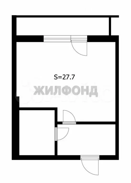 Квартира-студия, 27,7 м, 19/19 эт. - Фото 0