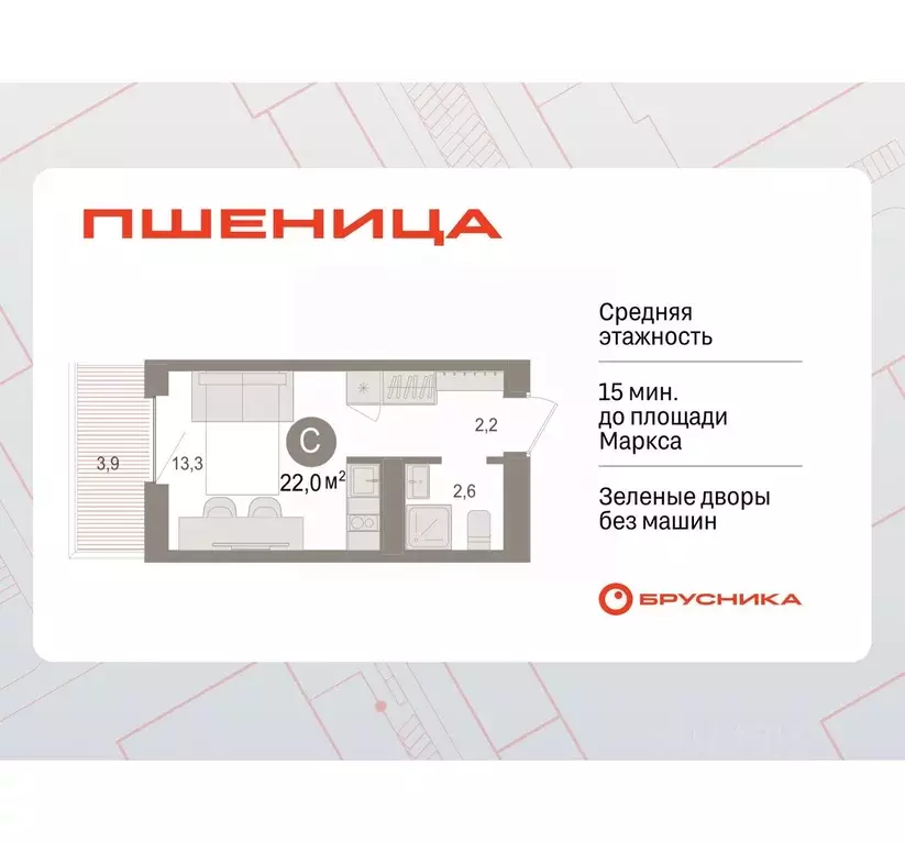 Студия Новосибирская область, Новосибирский район, Краснообск рп ... - Фото 1