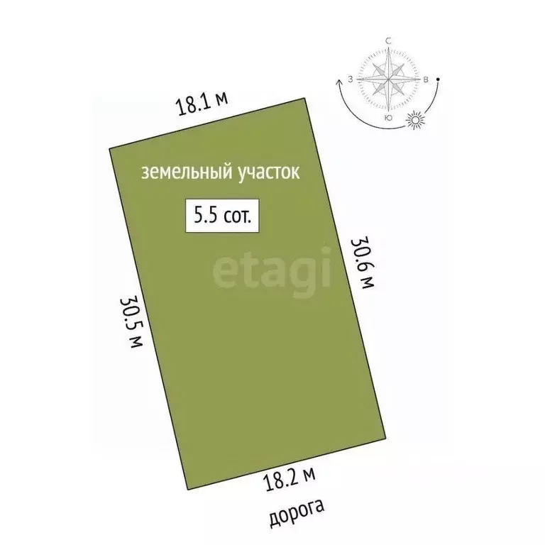 Участок в Ростовская область, Азовский район, Елизаветинское с/пос, ... - Фото 0