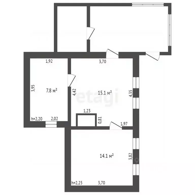 Дом в Кемеровская область, Кемерово ул. Игарская, 55 (37 м) - Фото 1