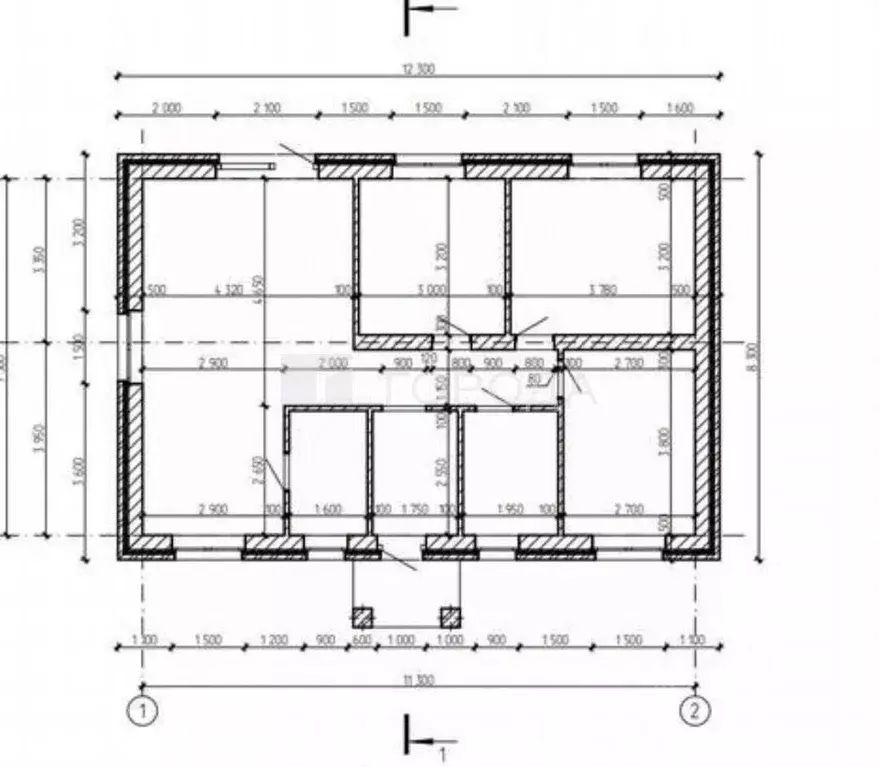 Дом в Алтайский край, Первомайский район, с. Фирсово, Рощино мкр ул. ... - Фото 2