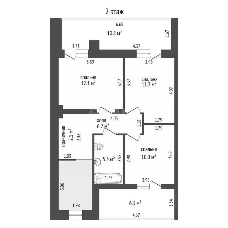 Таунхаус в Ямало-Ненецкий АО, Ноябрьск Уренгойская ул., 4А (153 м) - Фото 2