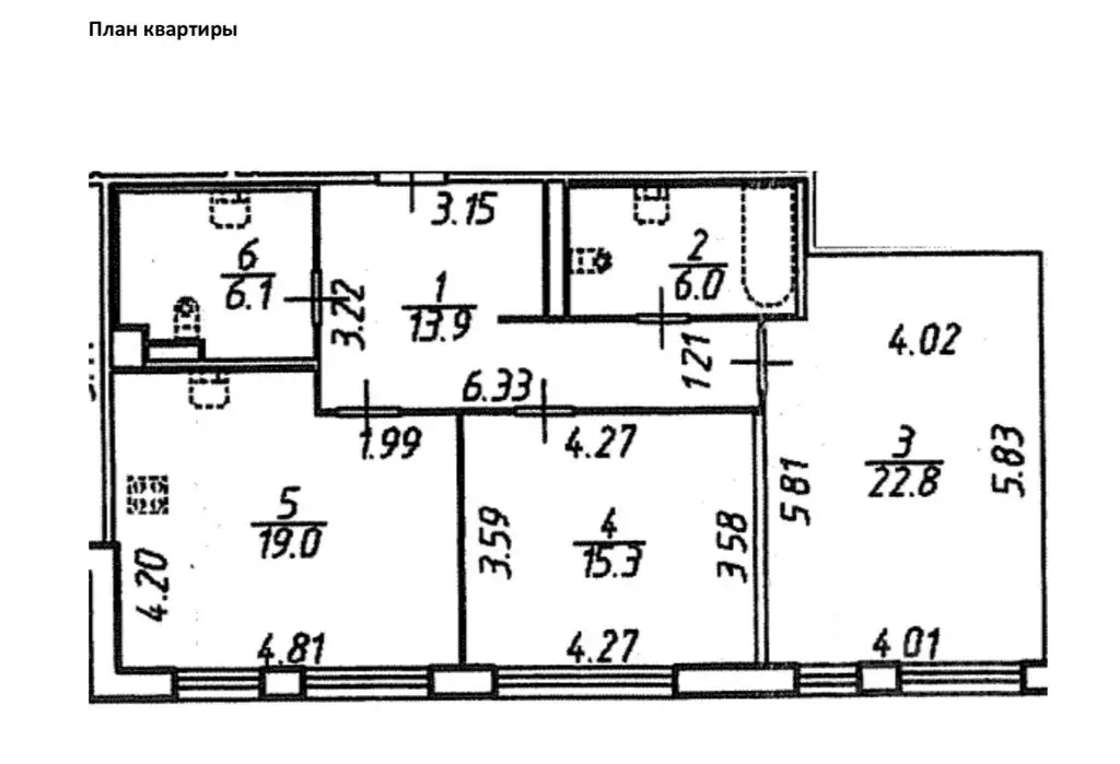 2-к кв. Санкт-Петербург Нижне-Каменская ул., 7к1 (83.1 м) - Фото 1