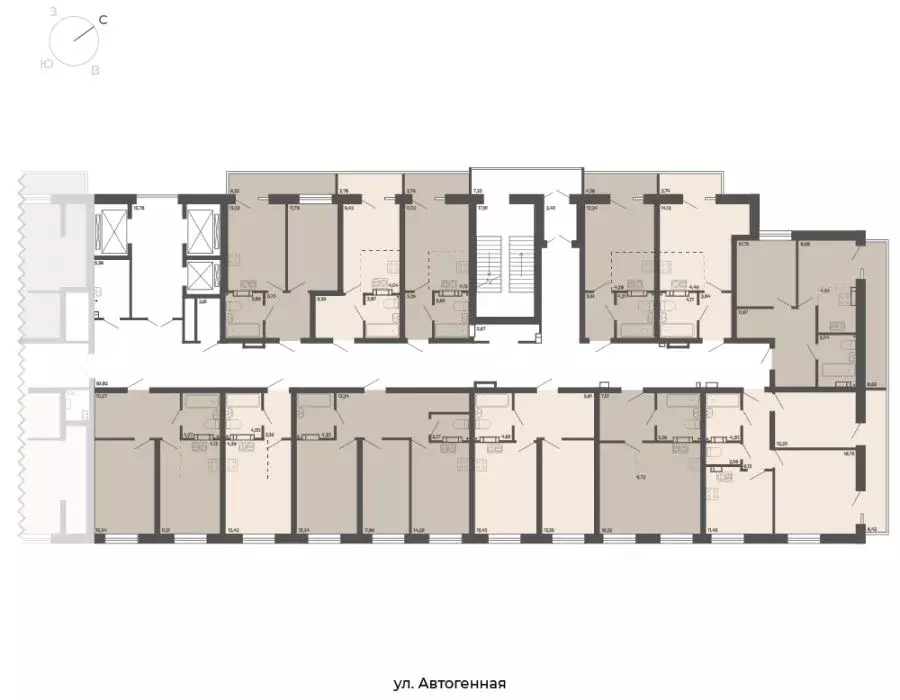 2-к кв. Новосибирская область, Новосибирск Автогенная ул., 75 (49.1 м) - Фото 1