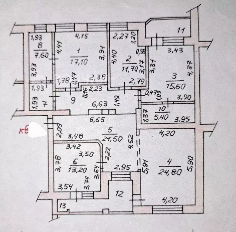 4-к кв. Чувашия, Чебоксары ул. Лебедева, 7к1 (131.5 м) - Фото 2