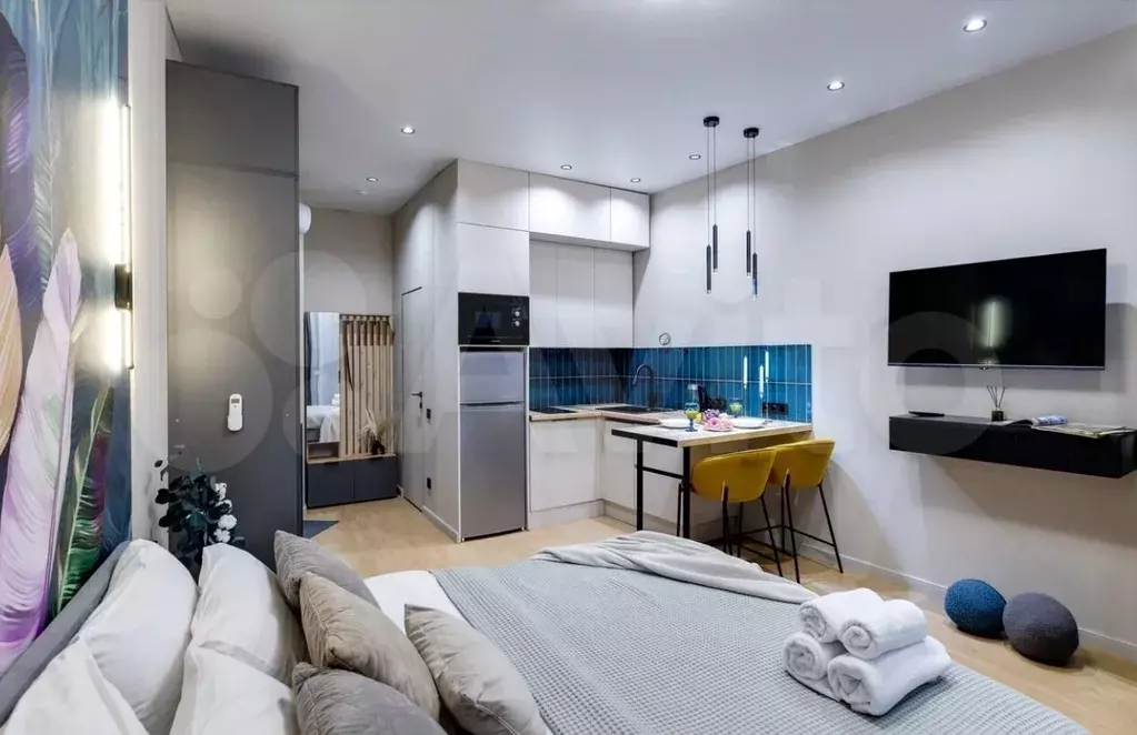 Апартаменты-студия, 47,5 м, 3/10 эт. - Фото 0