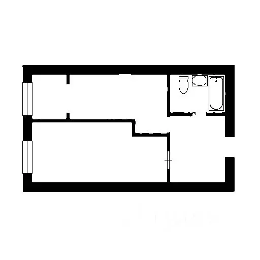 1-к кв. Башкортостан, Уфа бул. Давлеткильдеева, 5 (34.8 м) - Фото 2