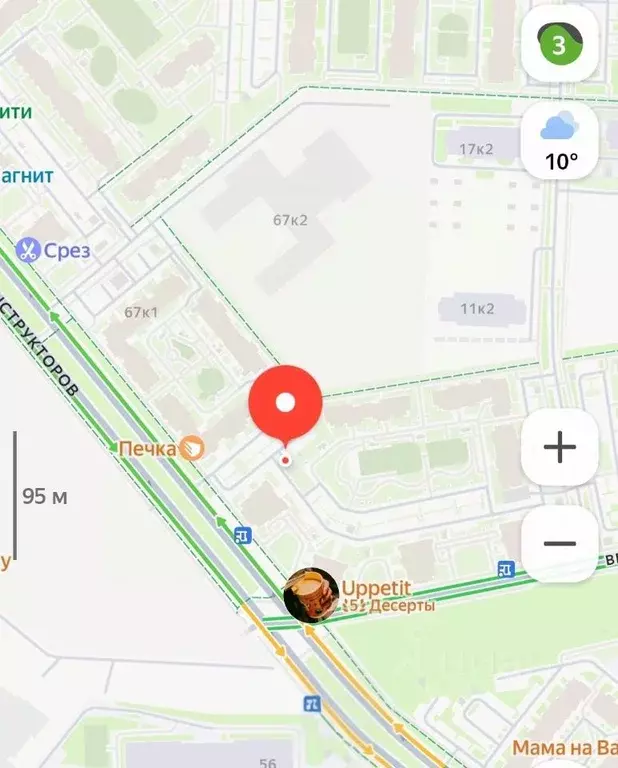 Гараж в Санкт-Петербург ул. Верхне-Каменская, 11к1 (13 м) - Фото 1
