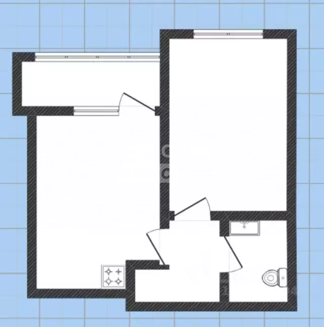 2-к кв. Липецкая область, Липецк просп. Победы, 101 (46.6 м) - Фото 2