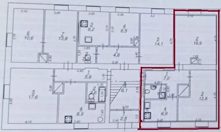 2-к кв. Саратовская область, Энгельс ул. 2-я Пристанская, 9 (45.0 м) - Фото 1
