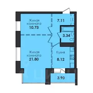 2-к кв. Иркутская область, Иркутск ул. Якоби, 6 (55.0 м) - Фото 0