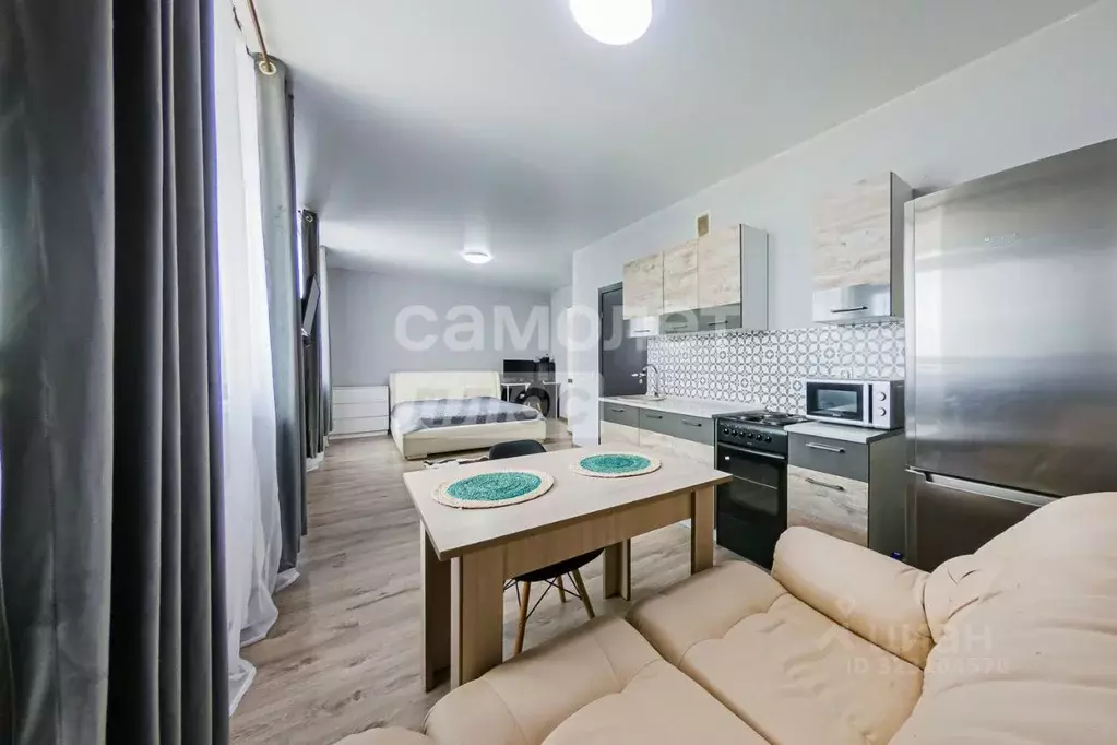 Студия Свердловская область, Екатеринбург ул. Прониной, 27 (33.5 м) - Фото 1