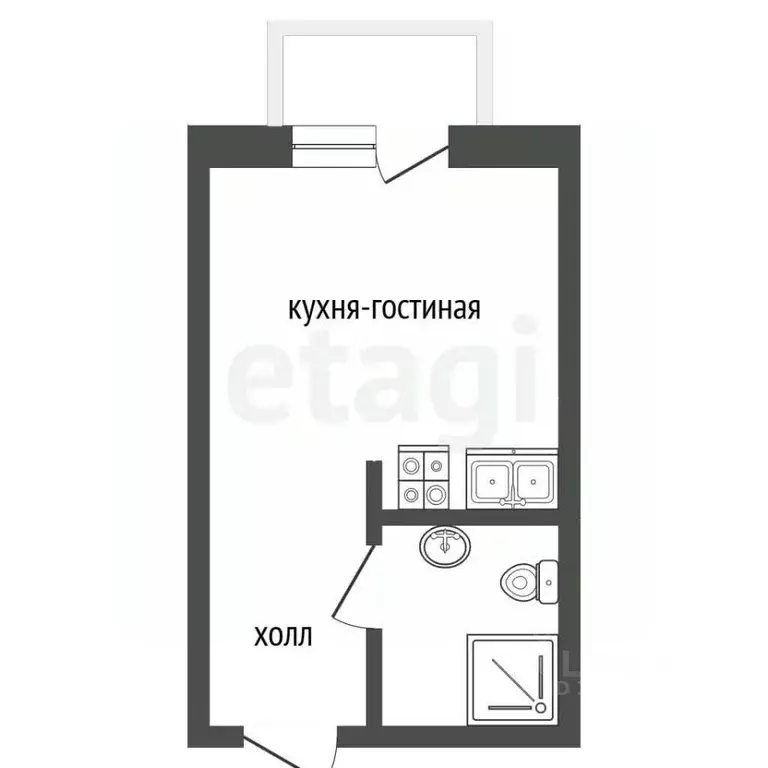 Студия Калининградская область, Калининград Тихорецкая ул., 16Ак3 ... - Фото 2