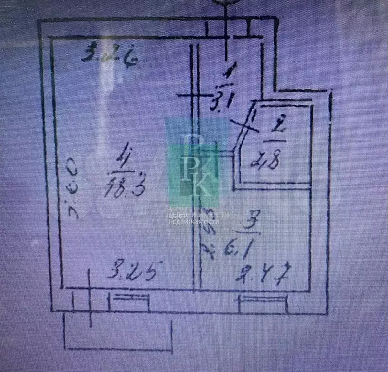1-к. квартира, 30 м, 1/5 эт. - Фото 0