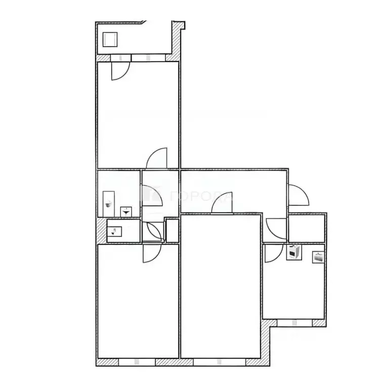 3-к кв. Алтайский край, Барнаул ул. Гущина, 75А (65.7 м) - Фото 2