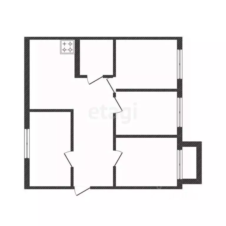 Комната Хабаровский край, Комсомольск-на-Амуре ул. Калинина, 31 (15.2 ... - Фото 2