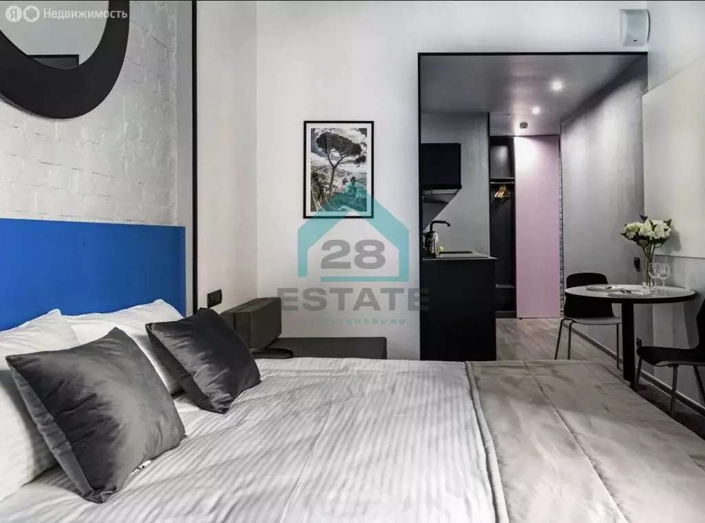 Квартира-студия: Санкт-Петербург, Лермонтовский проспект, 50 (12.9 м) - Фото 1