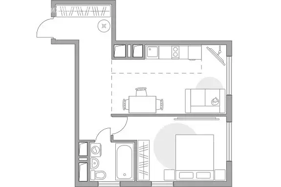 2-комнатная квартира: Долгопрудный, микрорайон Гранитный, жилой ... - Фото 1