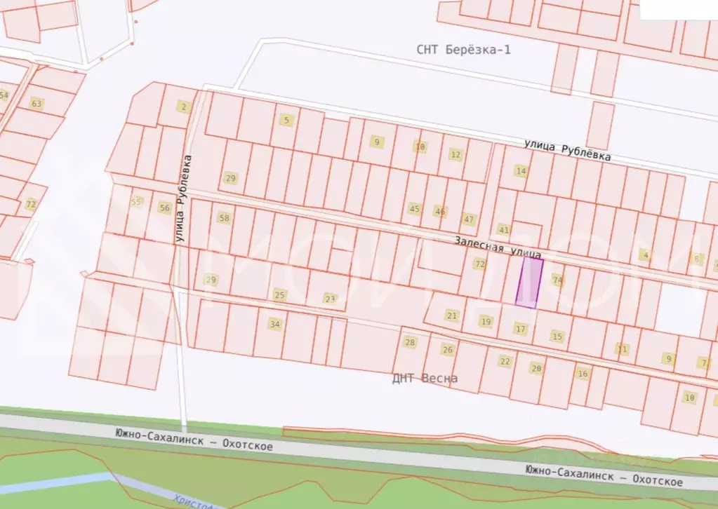 Участок в Сахалинская область, Южно-Сахалинск Сейсмолог ДНТ,  (10.0 ... - Фото 1