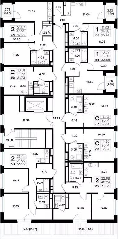 2-к кв. Татарстан, Казань 3-й кв-л, Салават Купере жилой комплекс ... - Фото 2