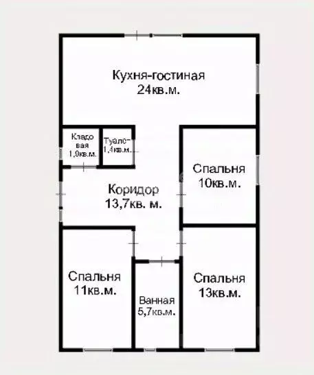 Дом в Краснодарский край, Северская ст-ца ул. Дзержинского (81 м) - Фото 1