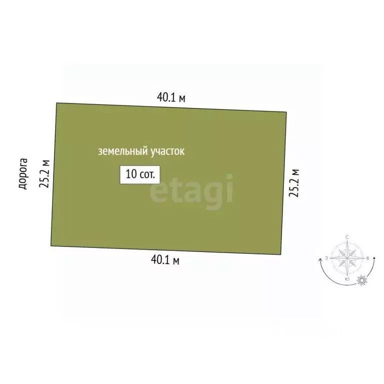 Участок в Тюменская область, Нижнетавдинский муниципальный округ, ... - Фото 1