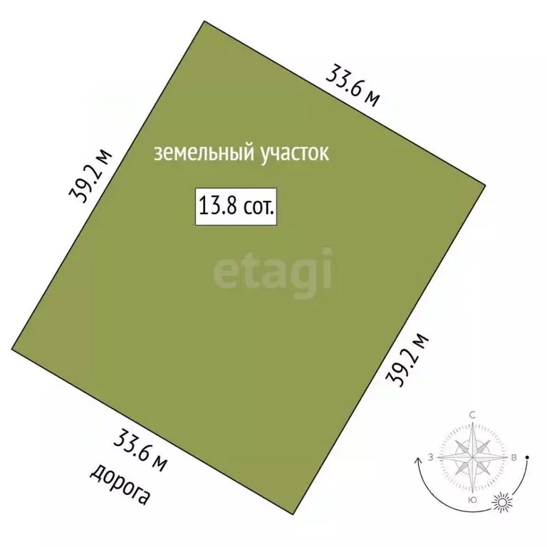 Участок в Ханты-Мансийский АО, Ханты-Мансийск Здоровье СОТ,  (13.8 ... - Фото 2