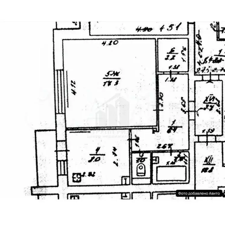 1-к кв. Калининградская область, Гусев Морская ул., 3 (37.5 м) - Фото 2