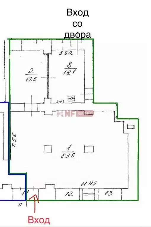 Торговая площадь в Москва 1-я Тверская-Ямская ул., 25С1 (112 м) - Фото 1