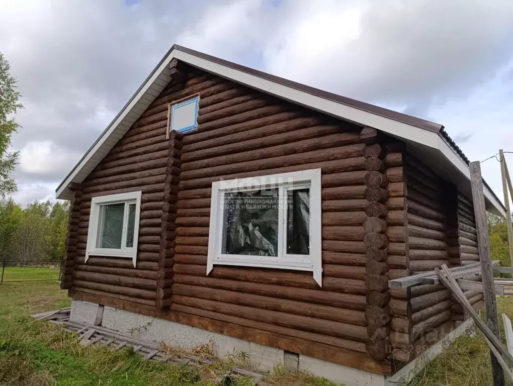 Дом в Карелия, Пряжинский район, пос. Матросы Гористая ул., 21 (58 м) - Фото 1