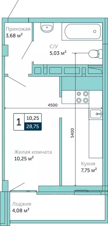 1-к кв. Ростовская область, Батайск ул. Бекентьева, 10 (28.75 м) - Фото 0