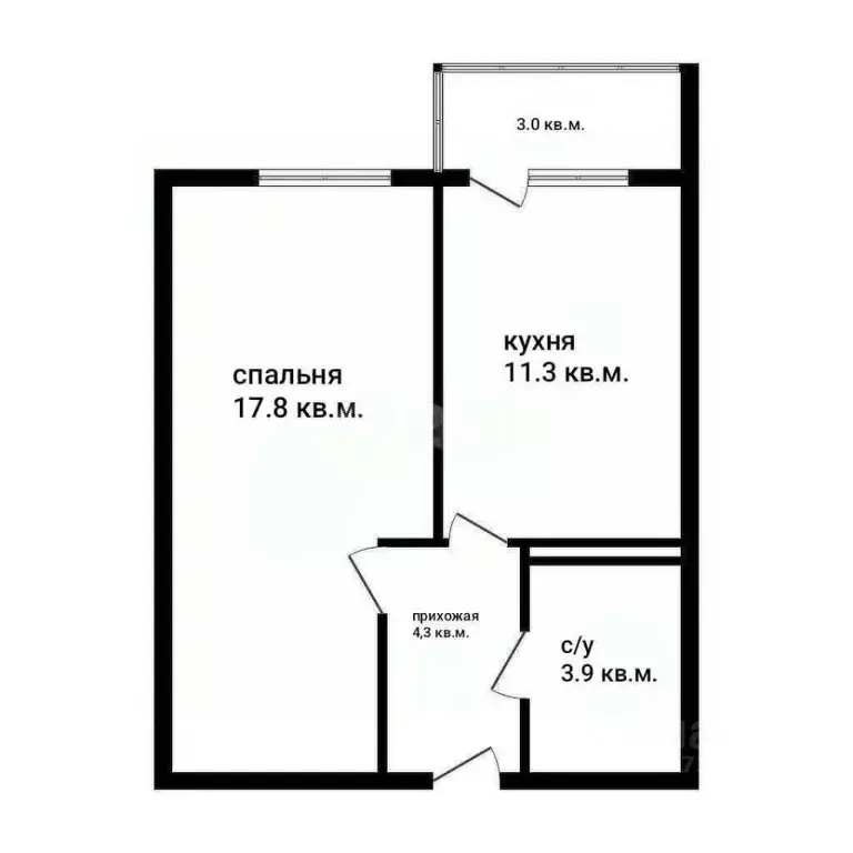 1-к кв. Краснодарский край, Краснодар пос. Березовый, ул. Имени А.Н. ... - Фото 1