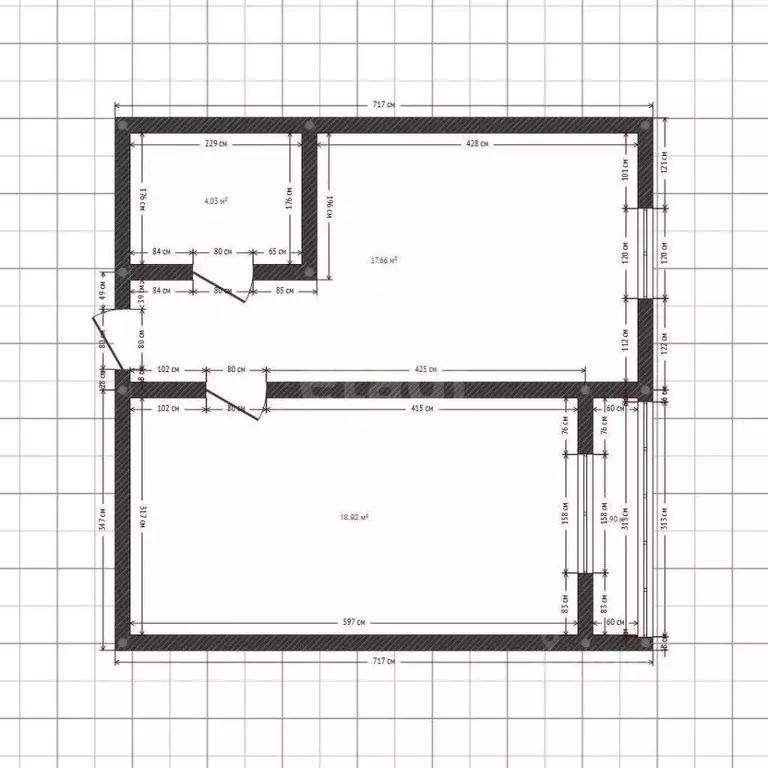 1-к кв. Дагестан, Махачкала ул. Титова, 144к6 (45.0 м) - Фото 0